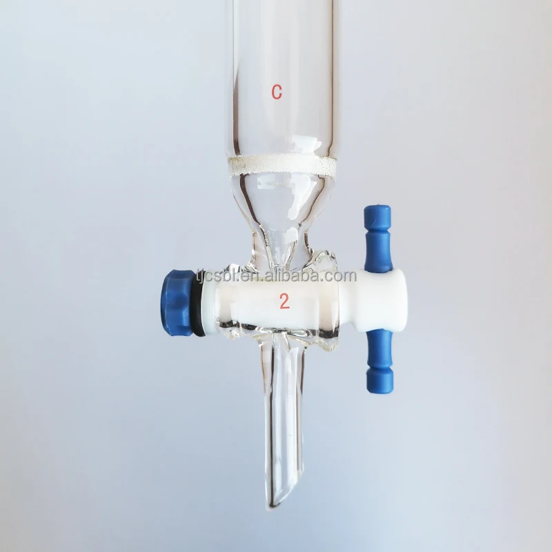 Lab Glassware Cs Labglass Chromatography Column With Reservoir