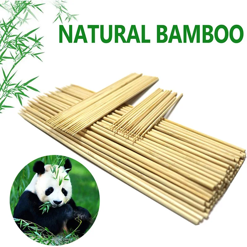 Wholesale Custom Biodegradable Bamboo Sticks Barbecue Skewers Square ...