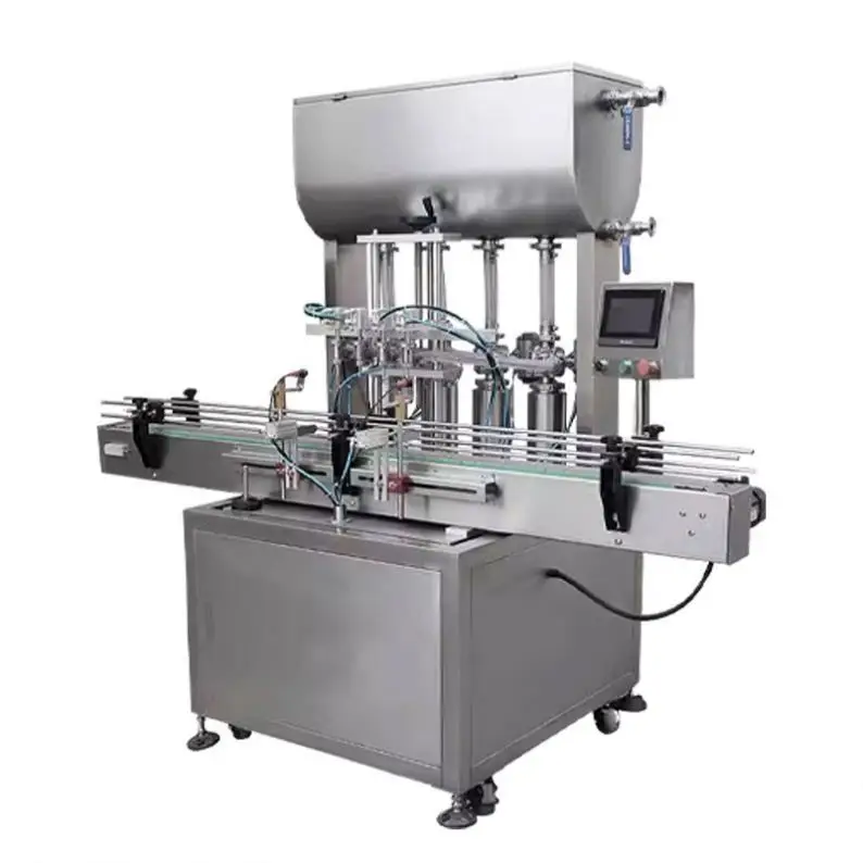 TEBAK Multihead Full Automatic Liquid Paste Filling Machine Juice Beverage Quantitative Cosmetic Bottle Liquid Filling Machine