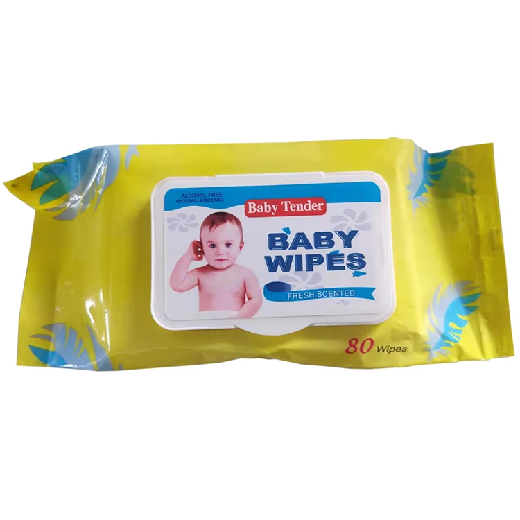 Unscented Diaper Wipes Nonallergenic And Formulated With Plant Derived