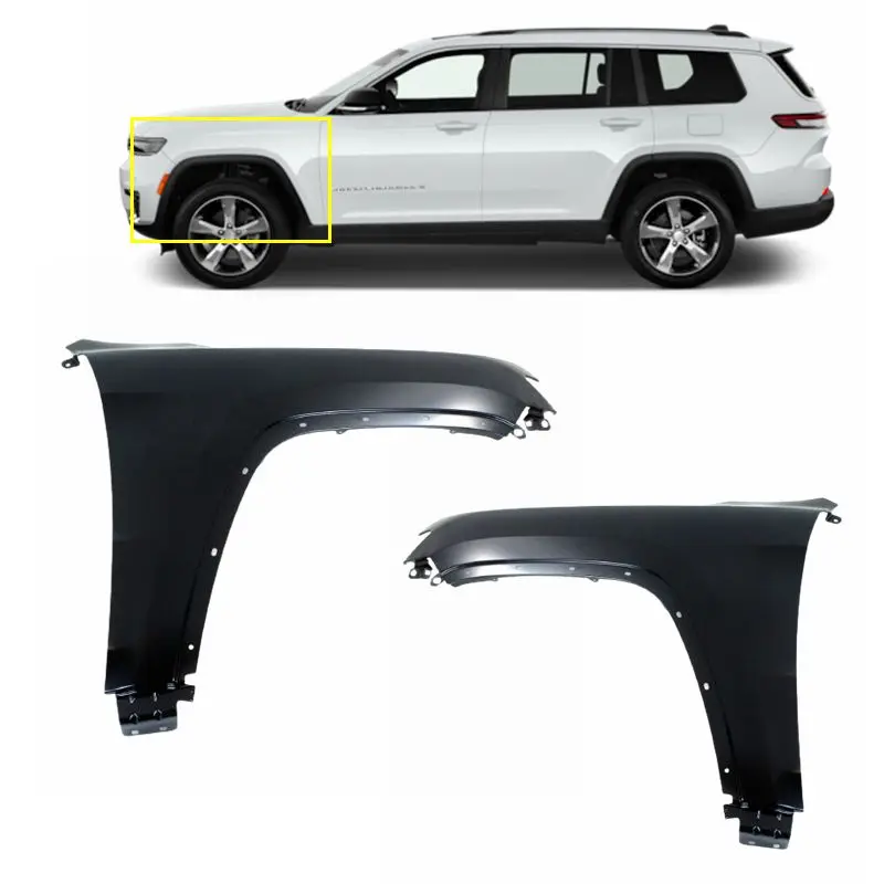 NEW high quality auto parts OEM car replacement new steel left right front fender for JEEP Grand Cherokee 2021+