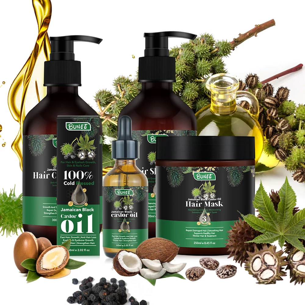 Oem/odm Hair Serum Castor Oil Extract Promote Hair Regrowth Organic Private Label Hair Growth