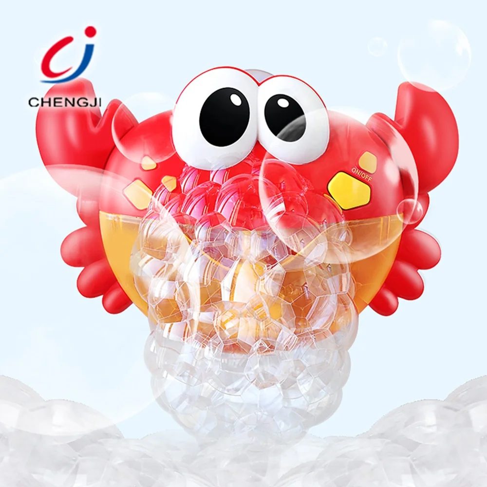 Crabe avec la boîte Jouët de bain bain à bulles crabe automatique, machine  de bulles pour bébés
