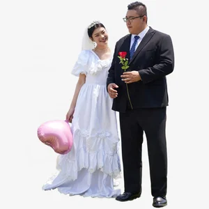 Top Fashion Oversized Custom Area Navy Blue Men's Plus Size 3 Pieces Double Breasted Formal Groom Wedding Suit