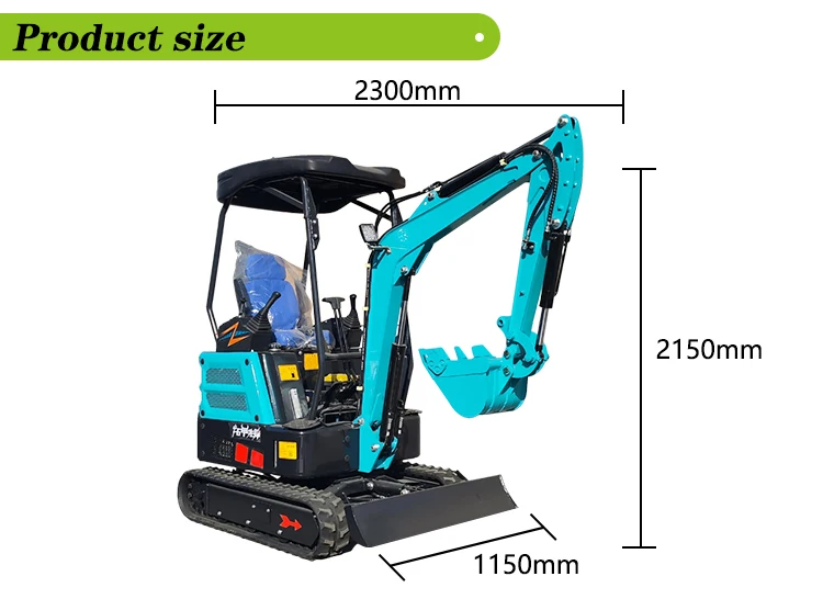 2 Ton Mini Crawler Excavator