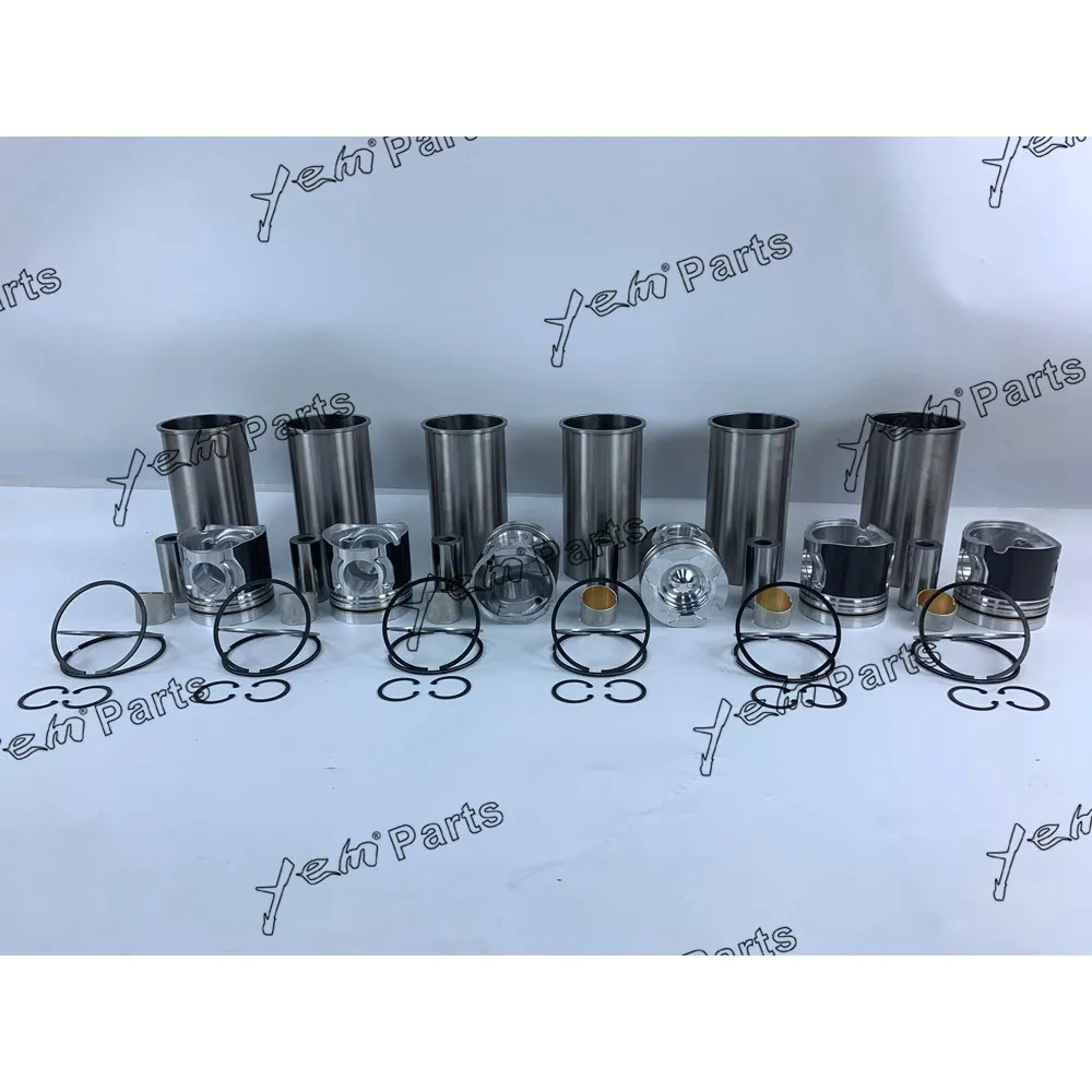 Good Quality DL06 Cylinder Engine Liner Kit With Piston Rings Liner Piston for Doosan 2