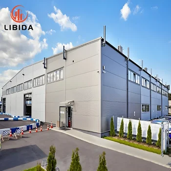 Chinese Modern Prefabricated Steel Structure Warehouse with CE Certification Custom Sizes