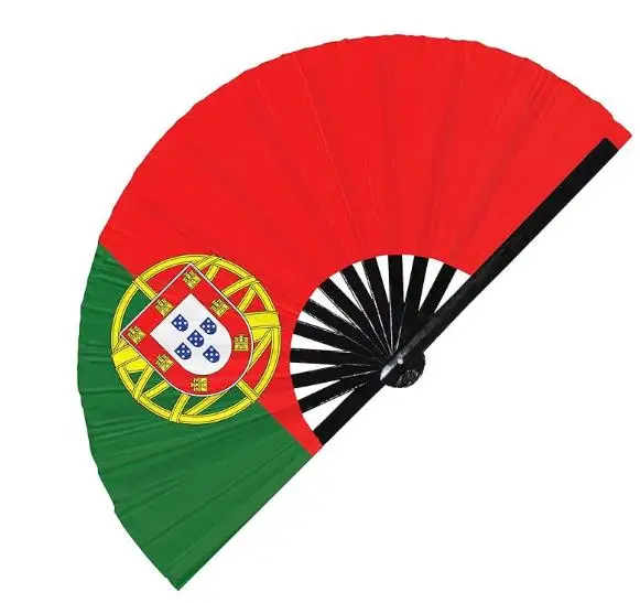 Iraq Soccer Tournament Hand Fan Decorative Folding Fan For Fans_voghion.com