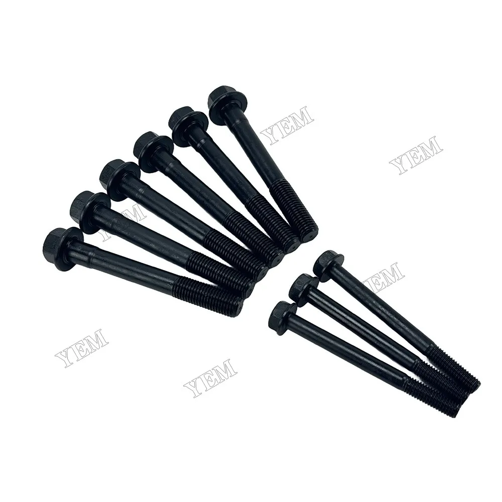 Cylinder Head Bolt 129350-01200 129350-01230 Fit for Yanmar 3D84-1 Engine 3