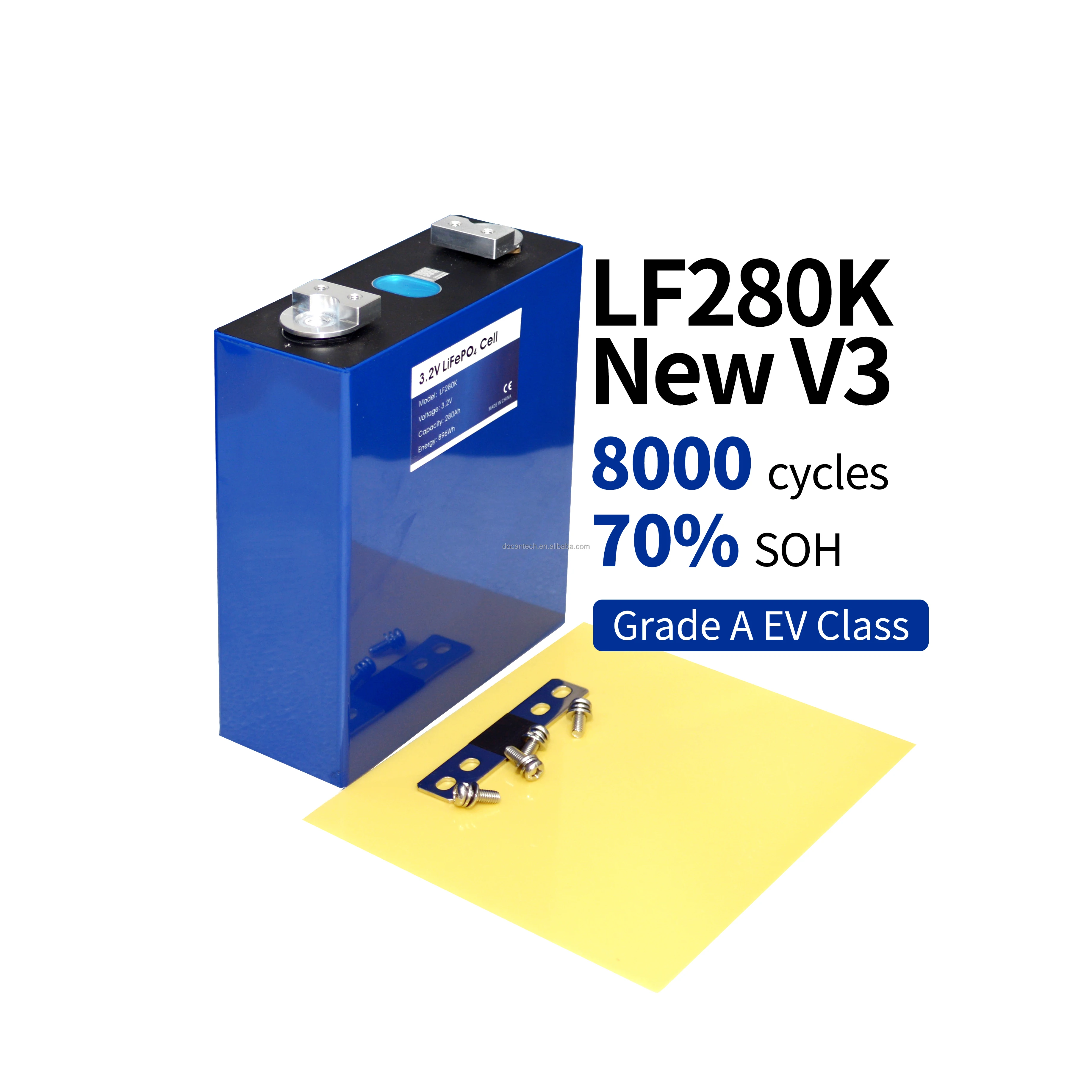  Tech Lifepo4 Prismatic Lithium Akku Catl 320ah Lf280k 304ah Brand New Cells DDP Shipping 10000 Cycles