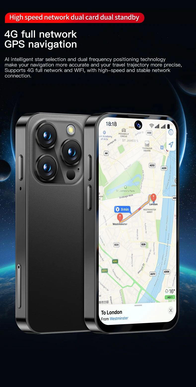 2025 XS19专业迷你手机3.88 “双sim卡3G + 32GB英语法语低价小尺寸美国4G法语西班牙语