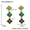 Orecchini Txf533-zircone verde
