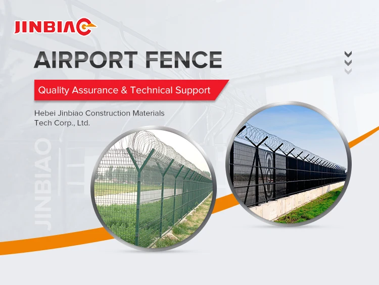 product welded wire mesh airport fencing anti theft anti cut steel prison fence915-1