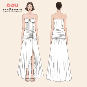 Manufacturer Quality Apparel Custom Design Cut Sewing Apparel Processing Services for Women Fashion Dresses Satisfy Your Demands