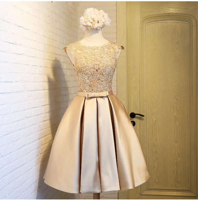 Bridesmaid Dresses Vestido De Dama De 15 Anos Dress Vestido Dorado