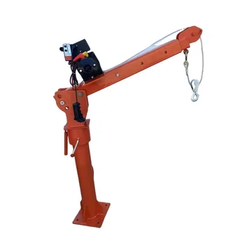 High Quality 1000kg Pickup Truck Crane With Electric Winch For Sale