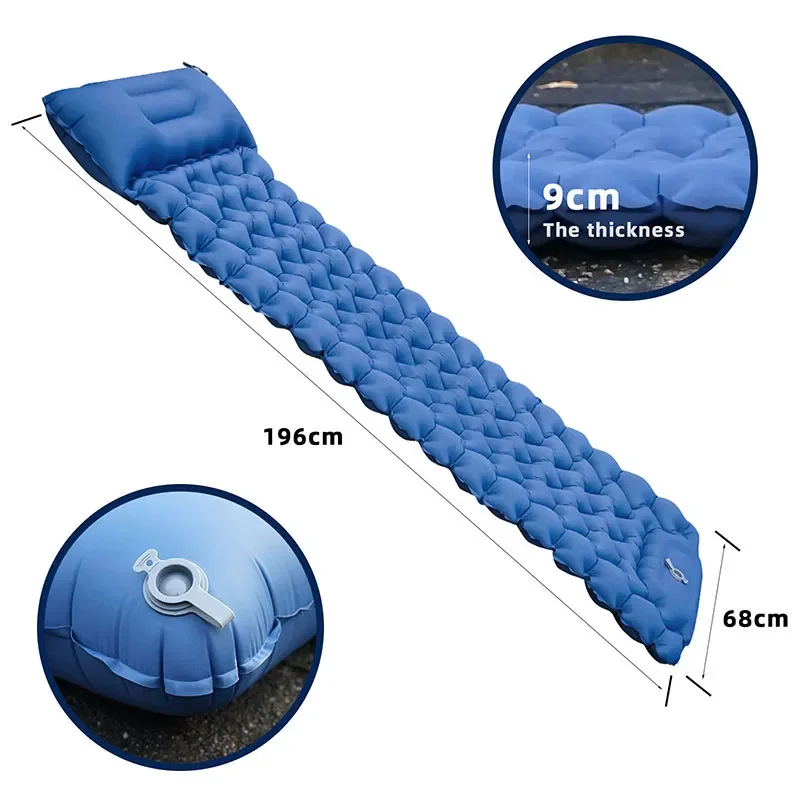 Sleeping Pad Camping Inflatable Sleeping Pad For Camping Ultralight Tpu