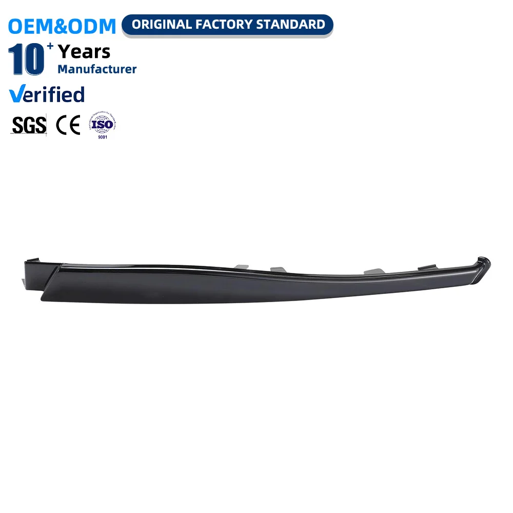 CU0382BL-A Gloss Black Car Body Parts Front Bumper Trim Front Bumper Bright Strip for Jaguar XF2009-2011