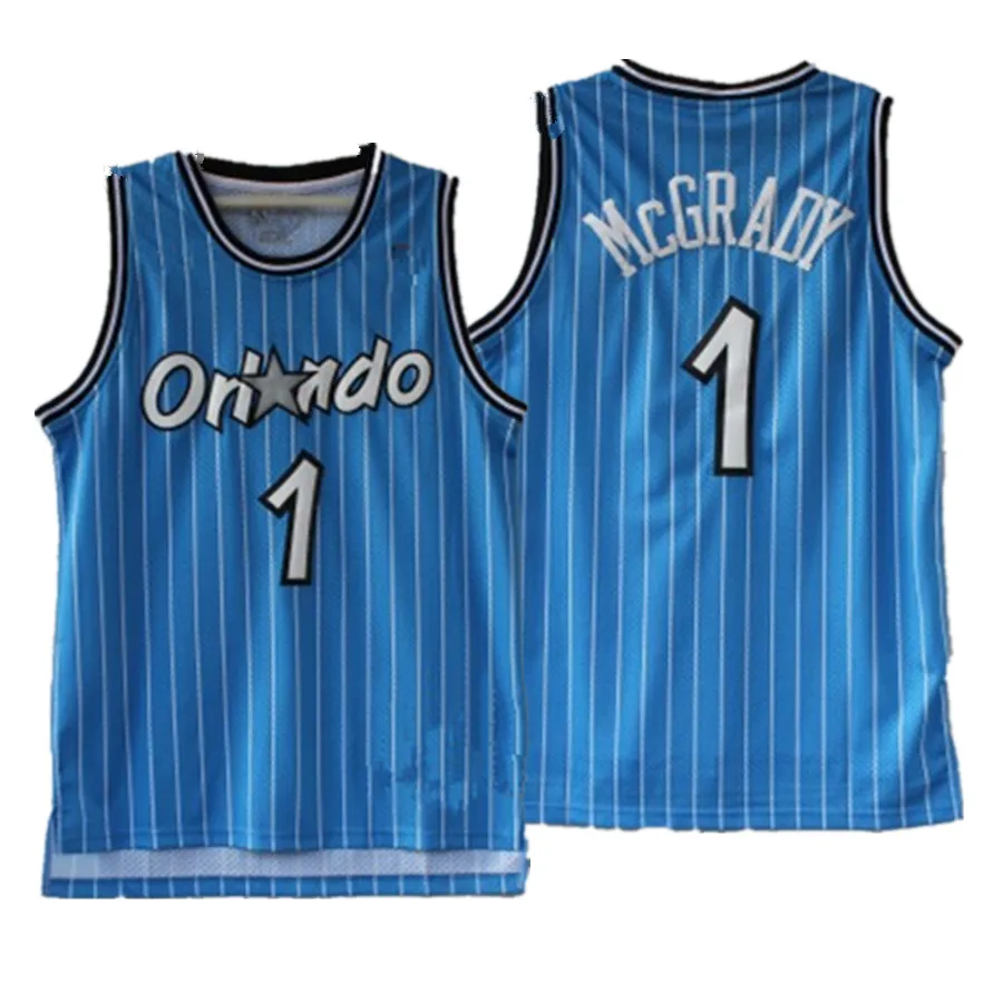 Orlando Magic #1 Tracy McGrady Black Swingman Throwback Jersey on sale,for  Cheap,wholesale from China