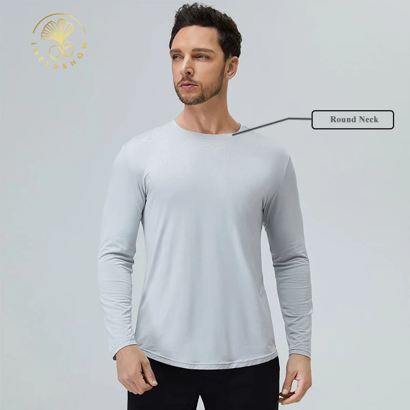 Eco Friendly Men's Sport Fitness Clothing Bamboo Shirt Custom Printed