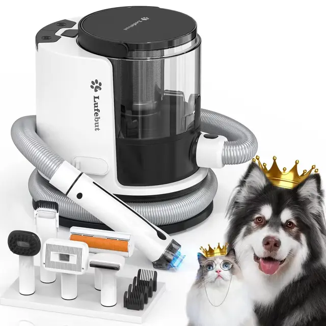 COMPASS DIY Pet Grooming Vacuum Dog Cat Hair Cleaner for Home Use