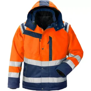 EN20471 High Visibility Work Wear Clothes Waterproof Custom Reflective Worker Workwear Winter Security Hi Vis Road Safety Jacket