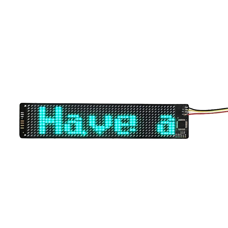 Iledshow Flexible LED Screen Scrolling Messages APP Control LED Display for Hat Shoes Wine Bottles Moving Text  LED Panel