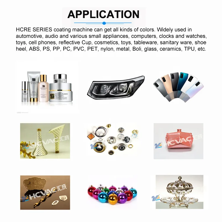 HCVAC декоративное пластиковое хромовое покрытие/пластиковое серебряное вакуумное