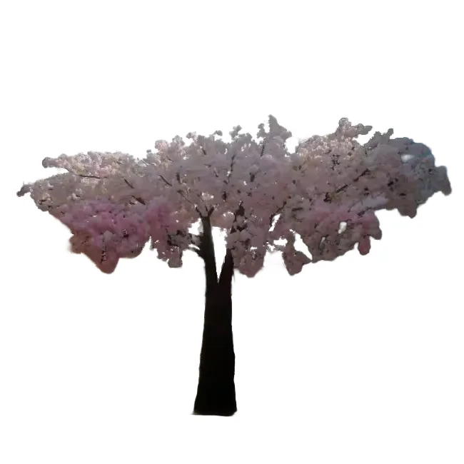Угловое украшение Сакура цветок из стекловолокна искусственная вишня дерево Свадебный гостиничный сад пейзаж