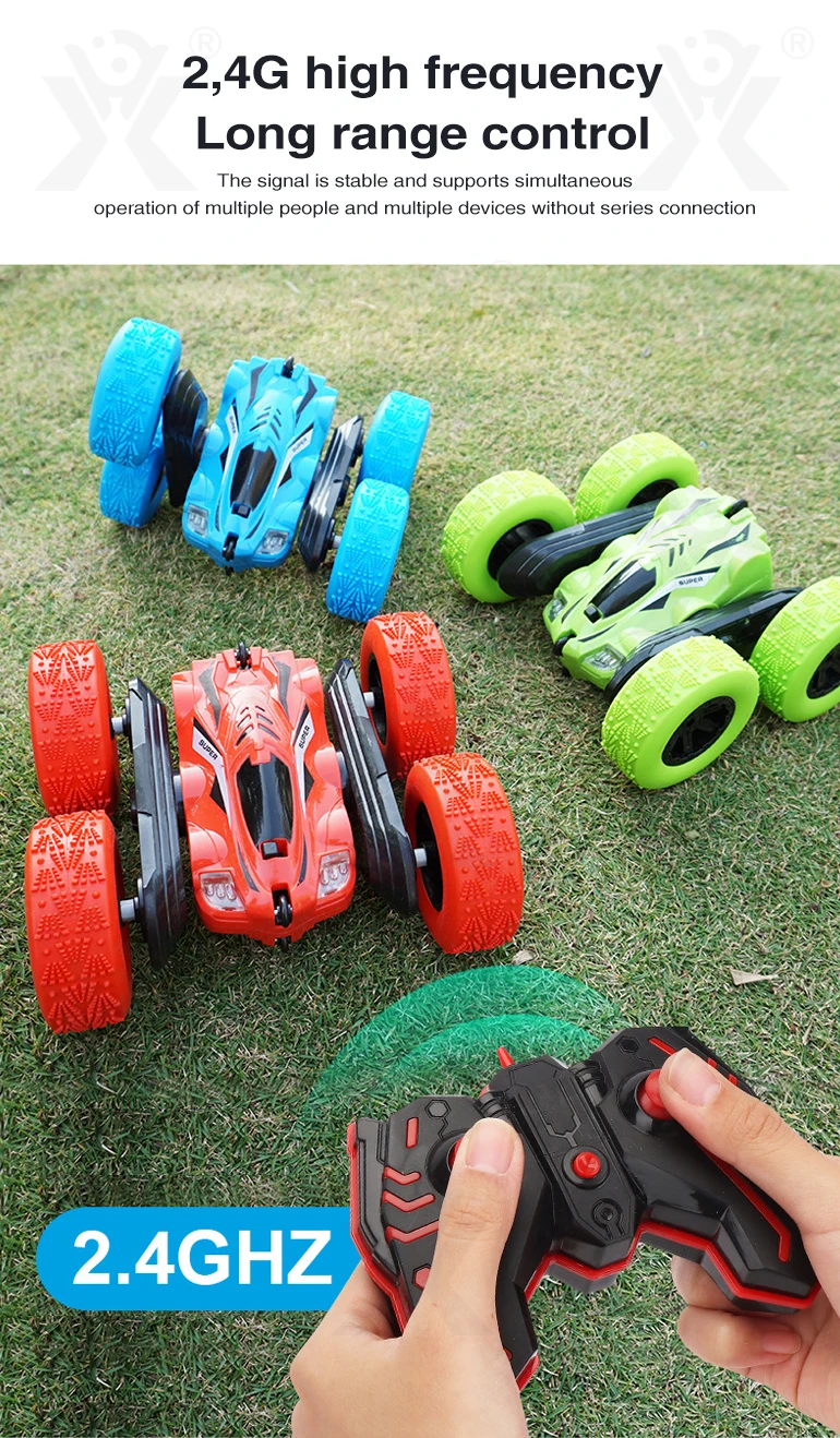Chengji 360 Rotating Toys Flips Stunt Car Double Sided Rotating 4wd 360 ...