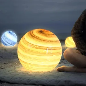 Factory Customized Party Lamp Colorful Plastic Led Orb Lamp