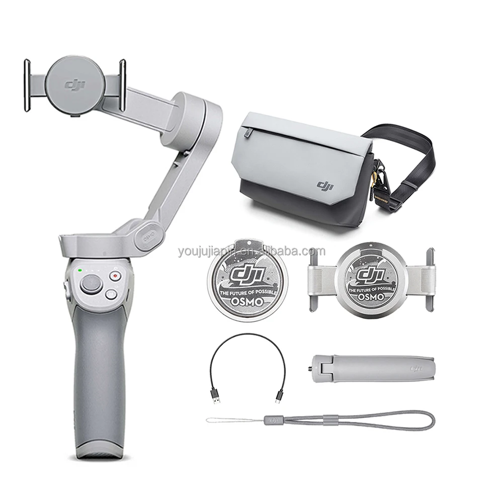 DJI OM Handheld Axis Smartphone Gimbal Stabilizer with Grip Tripod Vlog  Live Video for Ios Android