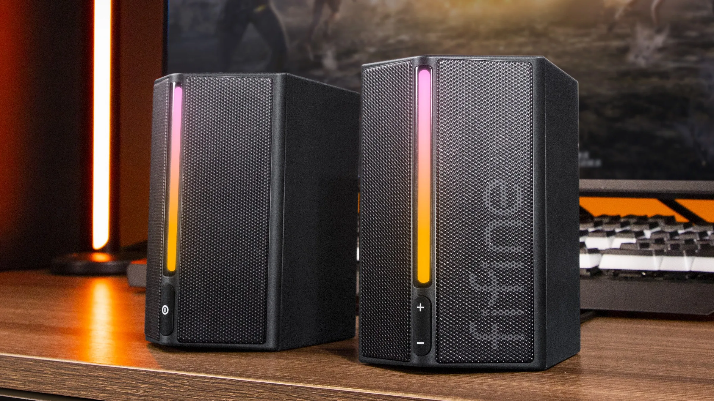 Fifine A20 Ampligame 2.0 Gaming Speakers Rgb Home Music Desktop Speaker