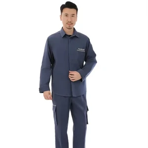 Wholesale Outdoor Unisex Flame-Retardant Cotton Work Coveralls Labour Suit Uniform Workwear Oeko-Tex Certified