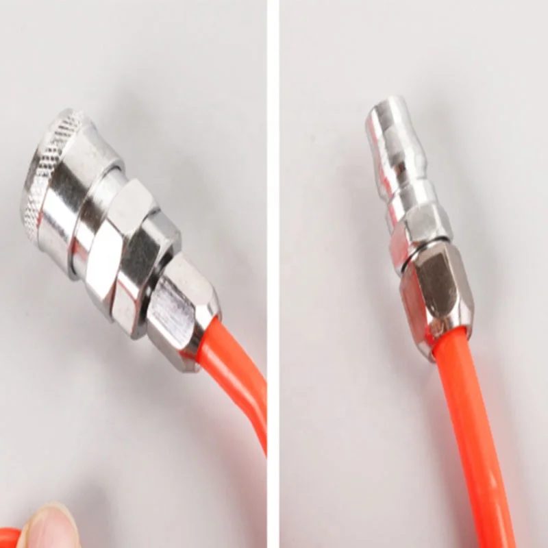 Auto Spray Gun air Pipe Pneumatic Accessories air Pump Pipe Telescopic Spring Spray Paint Quick Connector 10 Meters - Image 5