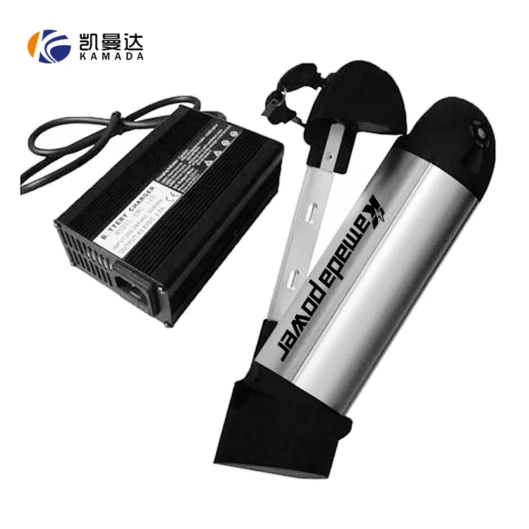 Customized water bottle battery 24v/36v/48v rechargeable lithium ion battery for ebike