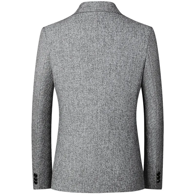 Men's Suit Jacket Casual Spring Blazer For Middle-aged Men_voghion.com