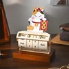 Wheel perpetual calendar-luckcat