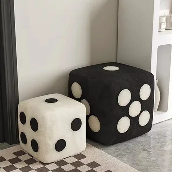 Modern Round Bar Stools with Foam Seat Handle Hard-Durable Fabric for Living Room Dining Bedroom Hotel or Apartment Sale