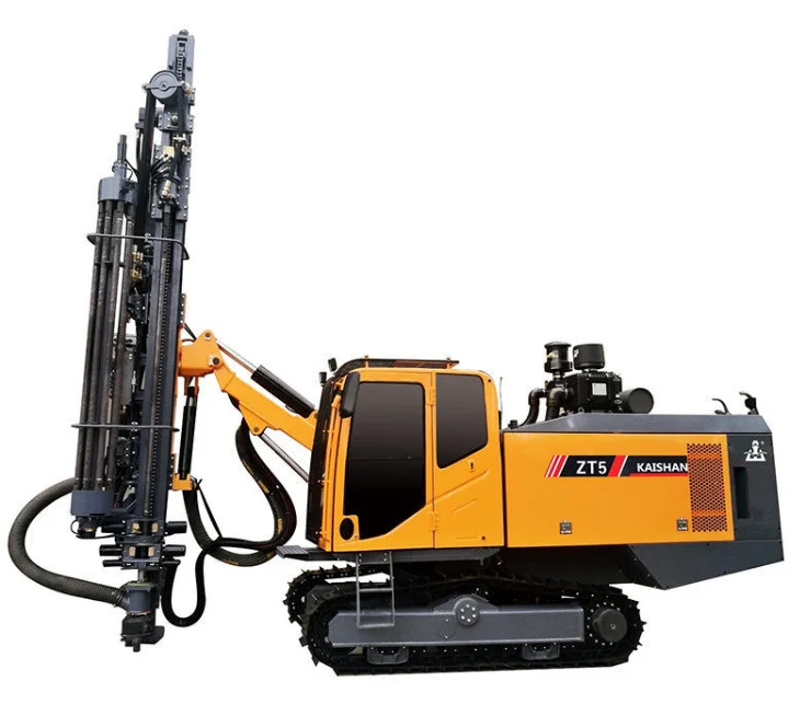 
 High performance Integrated ZT5 Down the hole Drill Rig for open use