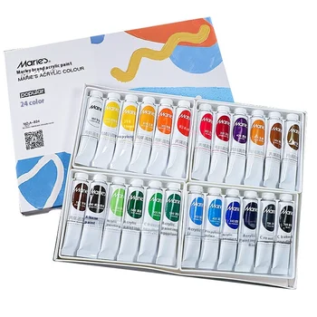 School Office Supplies 36 Color Options Available Acrylic Paint Drawing Set for Painting