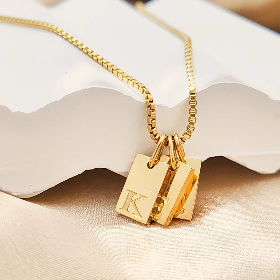 Square Pendant Necklace