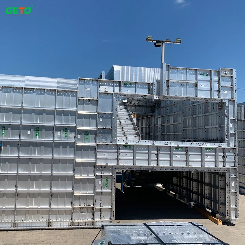 Modern Design Aluminium Formwork Panel for Building Concrete Retaining Wall Prefabricated Retaining Walls for Villa Construction
