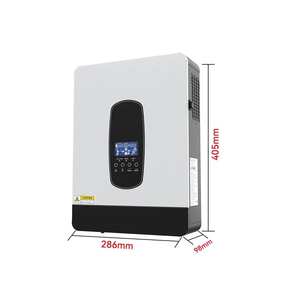 3200W 220V 3.2kva 7kva MPPT Pure Sine Wave off Grid Hybrid Solar ...