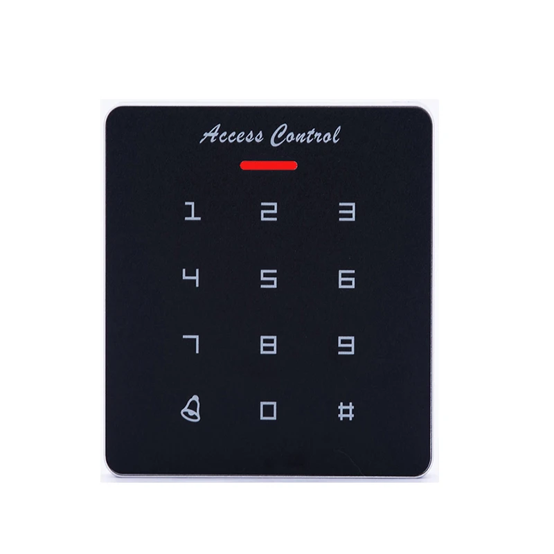 Customizable 1000 Users Key/Touch Screen Password Access Control Reader 125khz/13.56Mhz RFID Single Door With Logo Reset Feature