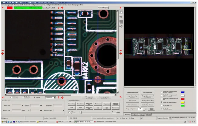 ND680 SMD and Dip Components Checking Using Offline SMT AOI Inspection Machine