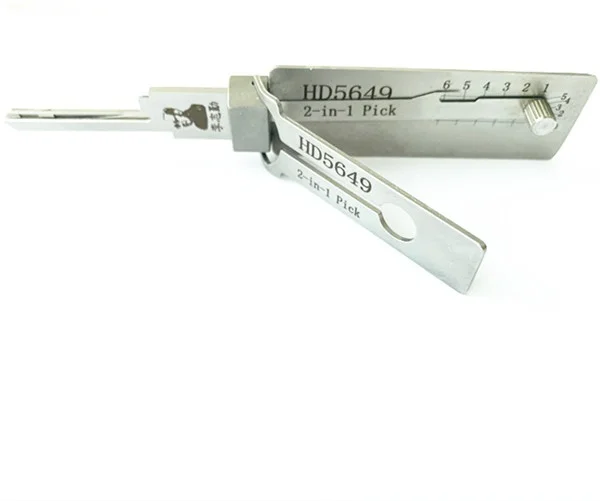 Free Ship LISHI 2 in 1 Lock Pick - HD5649 for Locksmiths