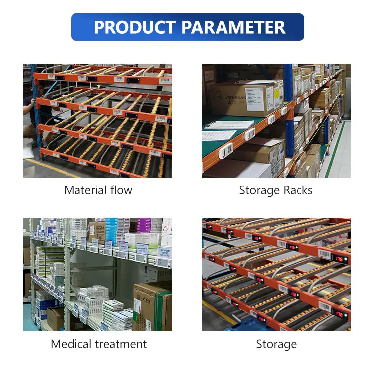 ptl wireless Electronic shelf label with screen pick to/by light ESL Electronic Rack Tag for warehouse WMS picking tags manufacture