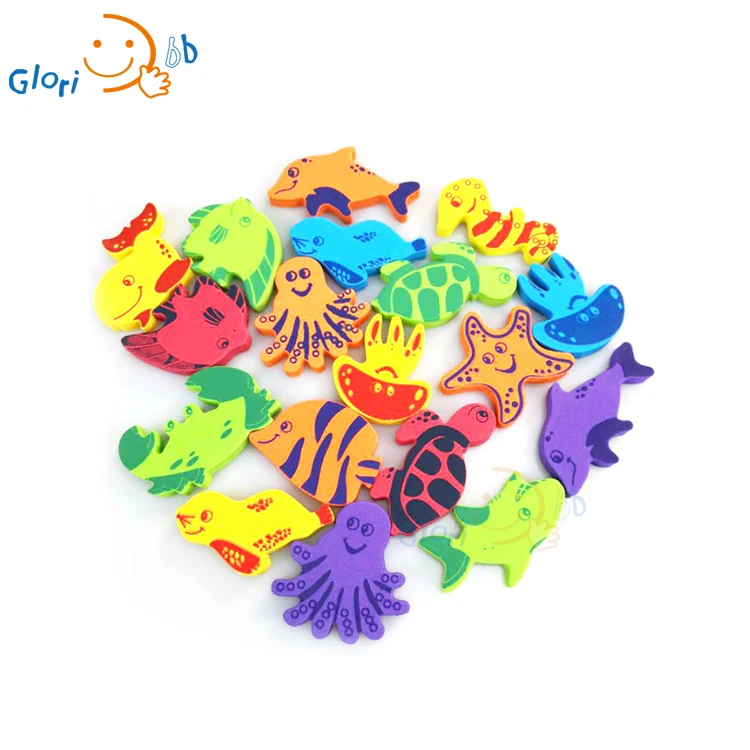 Лучшая цена детские игрушки для ванной EVA рыба