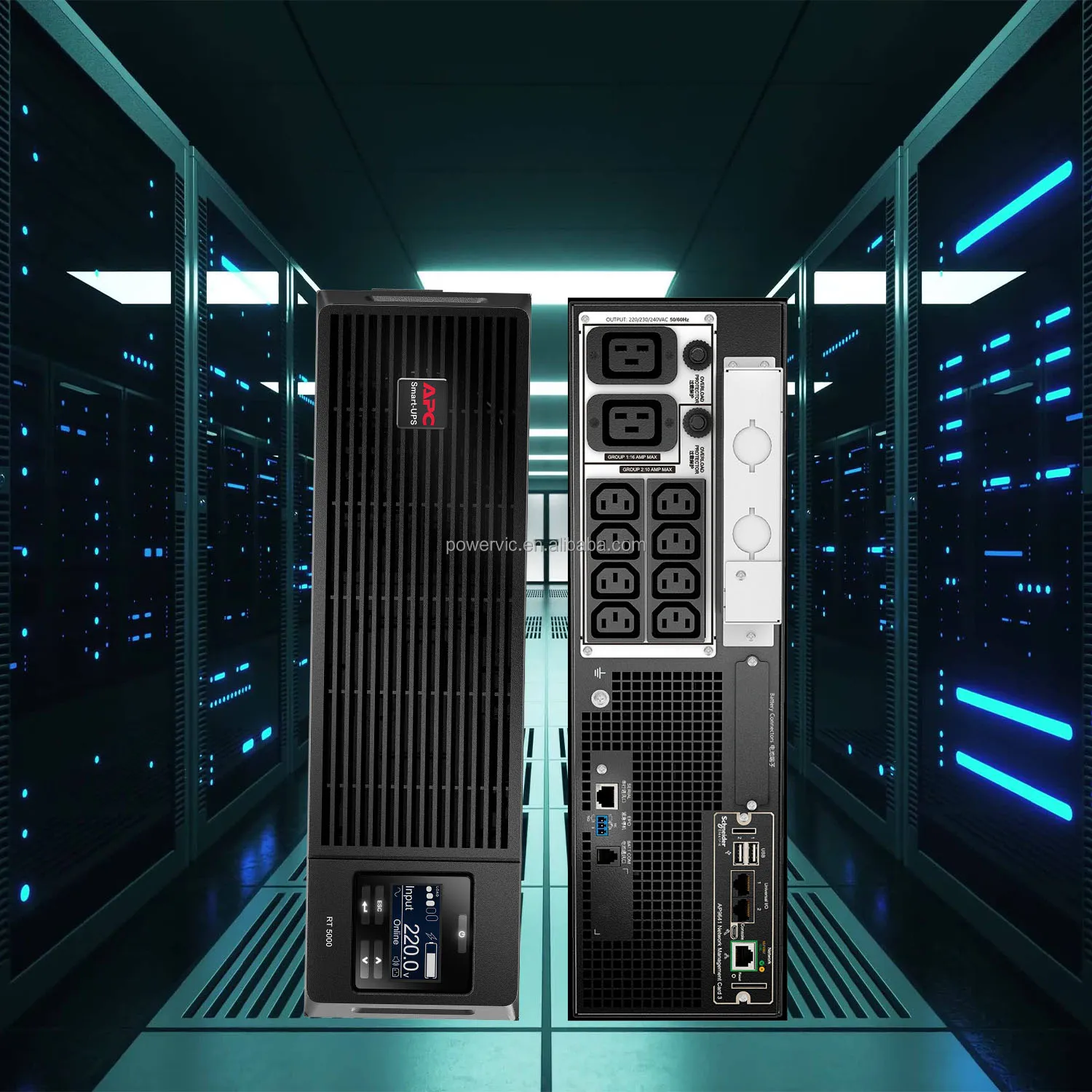 Smart APC Tower UPS 5KVA SURT5000UXI-CH APC Smart UPS 5 KVA 5000W Online 5000VA Rack APC Smart-UPS 5000VA 230V Rackmount/Tower